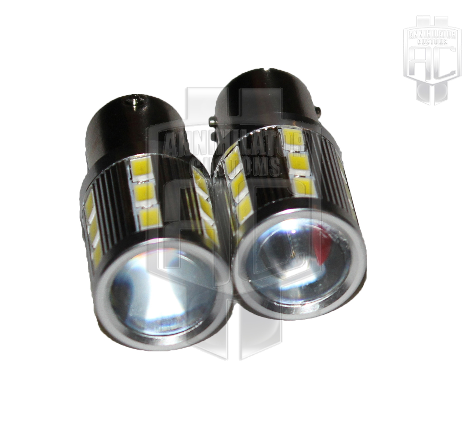 1156/BA15S 18pc 5630 SMDs and 1pc CREE LED Light Bulb in Lens