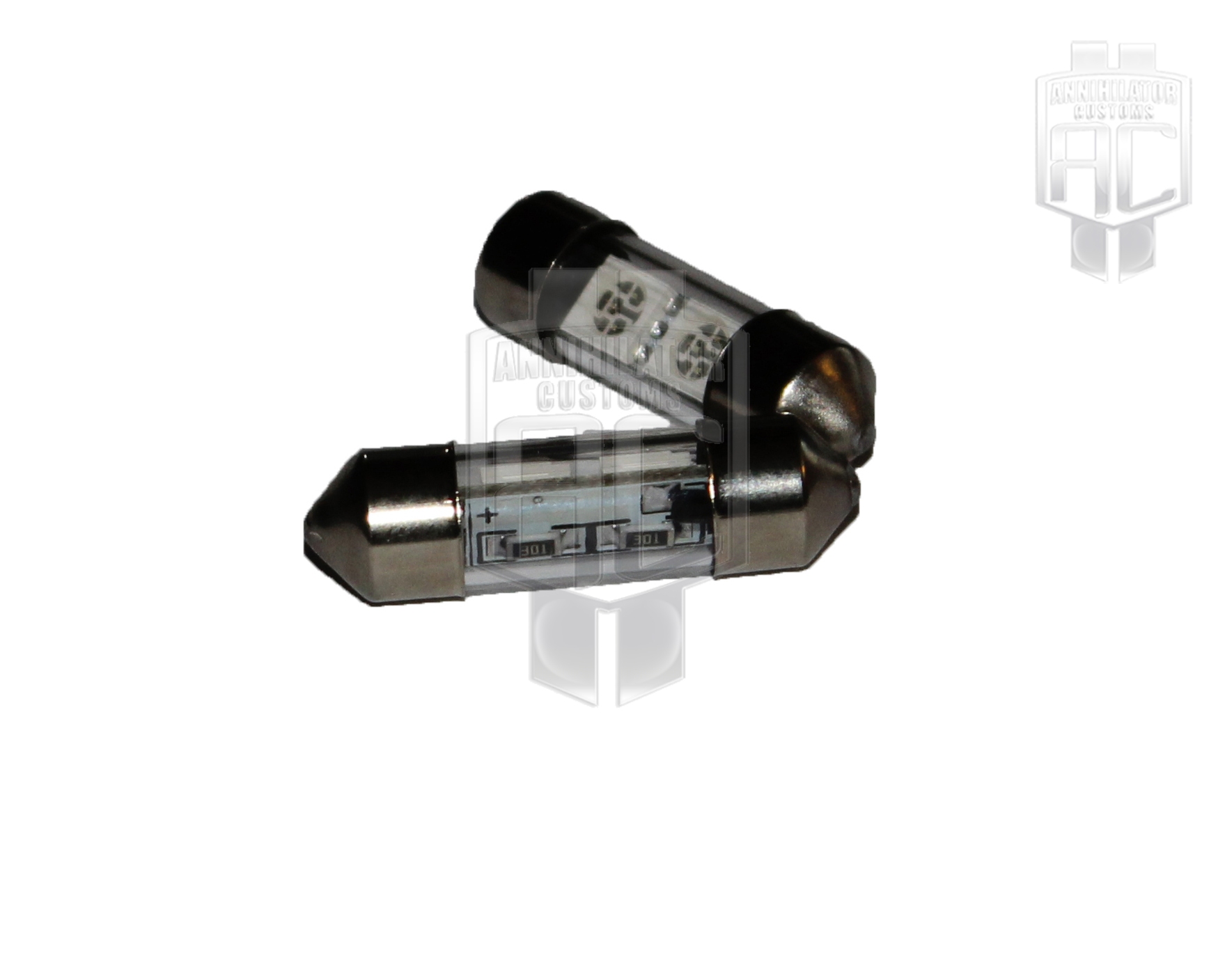 31mm 2pc 5050 SMD LED Festoon Light Bulbs