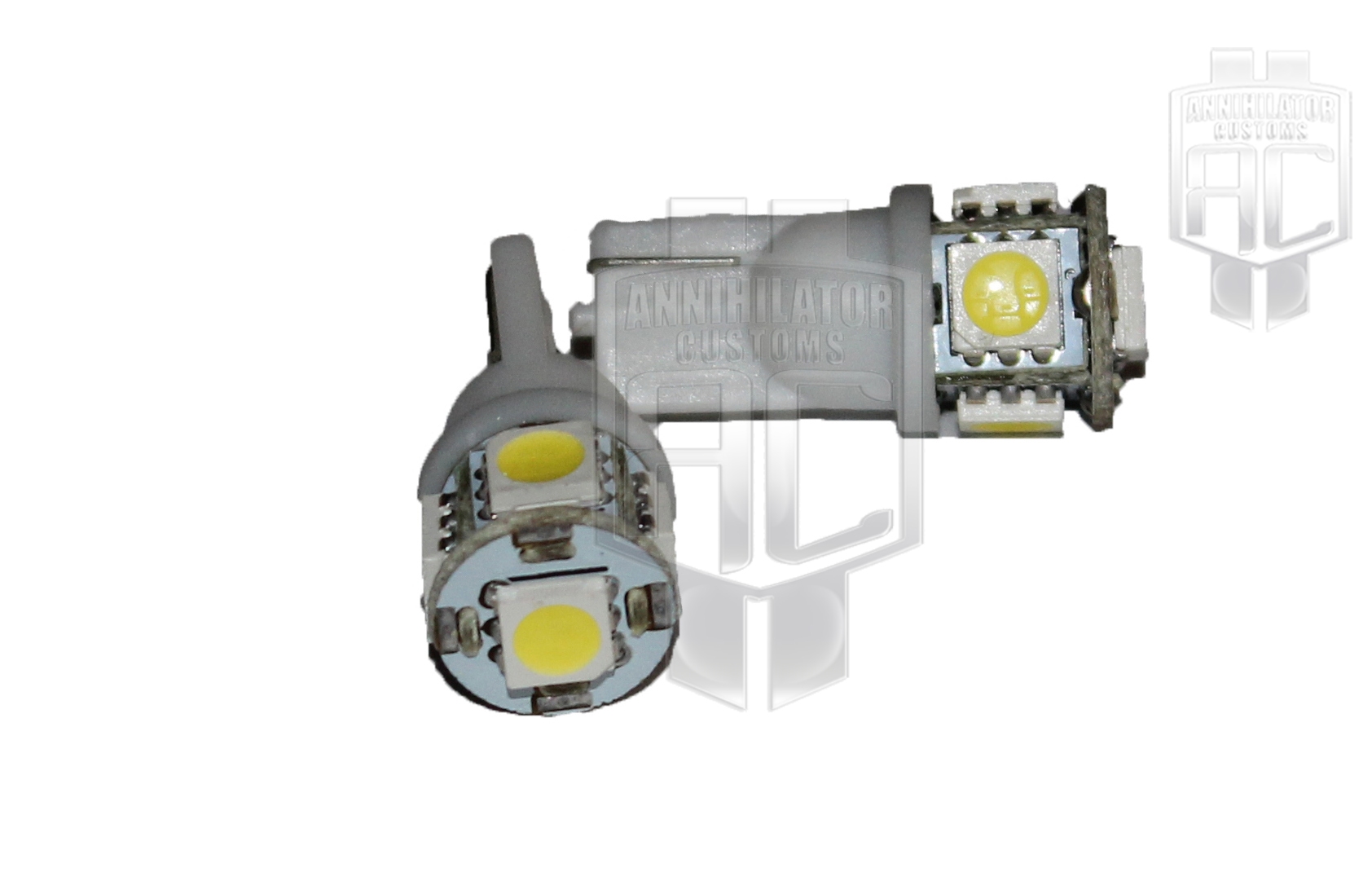 T10/W5W/194 5pc 5050 SMD LED Light Bulbs