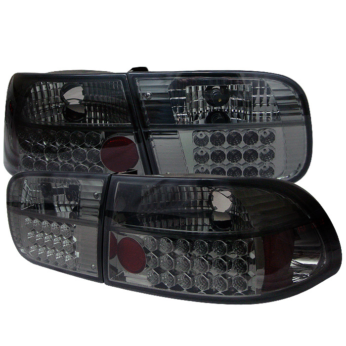 Eagle Eyes Crystal Tail Light Assembly For 92-95 Honda Civic 2/4 Door (93-94) – Pair