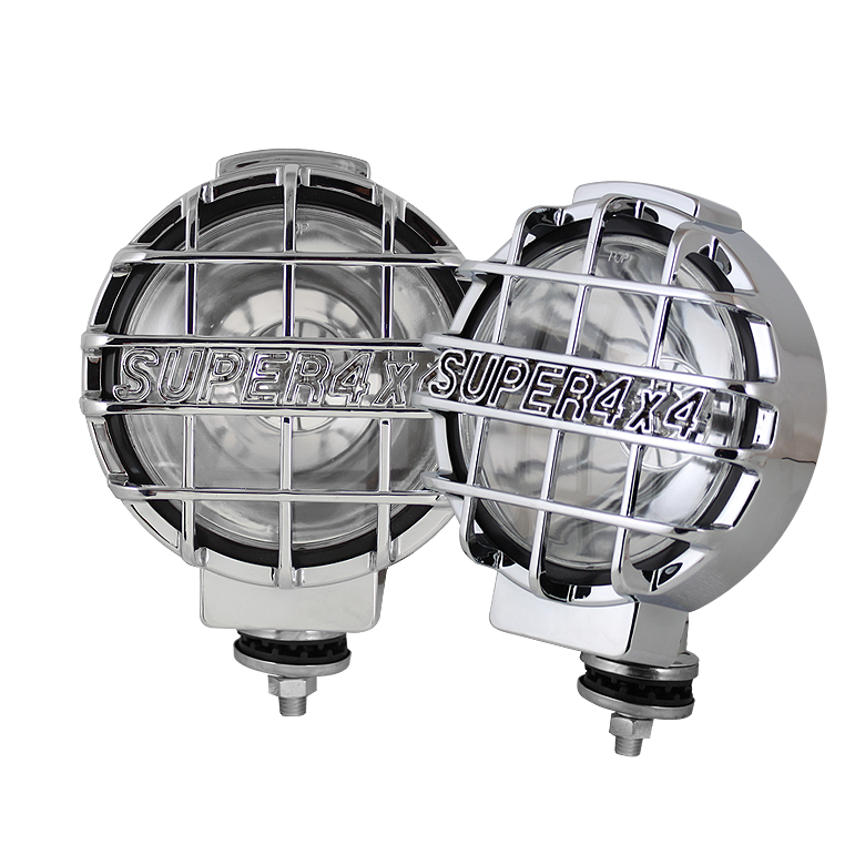 6 Inch 4x4 6000k HID OffRoad Lights - Chrome