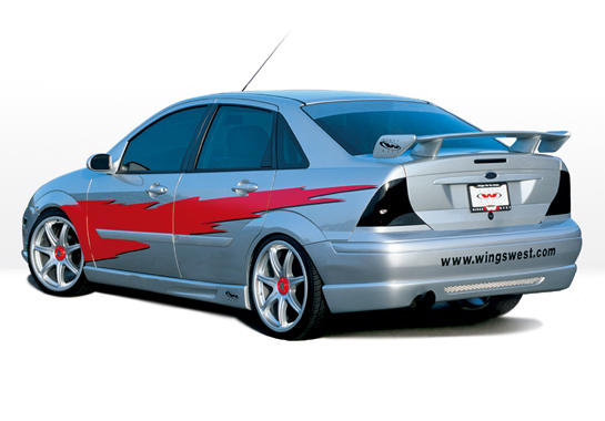 2000-2004 Ford Focus Zx5 W-Typ Left Side Skirt, AnnihilatorCustoms.com